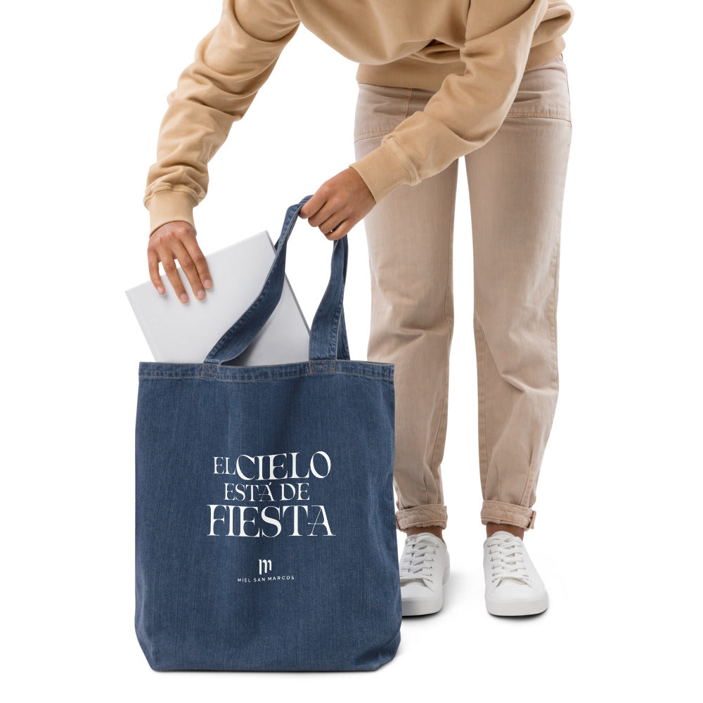 Tote bag orgánica - El cielo está de fiesta