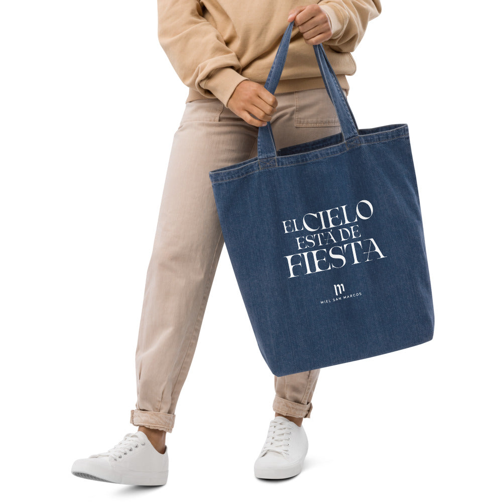 Tote bag orgánica - El cielo está de fiesta